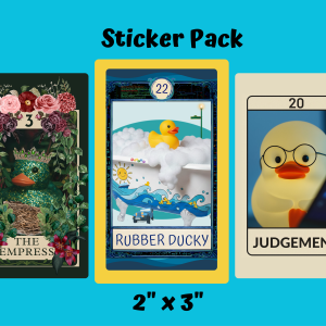 Rubber Ducky Tarot Sticker 3 Pack